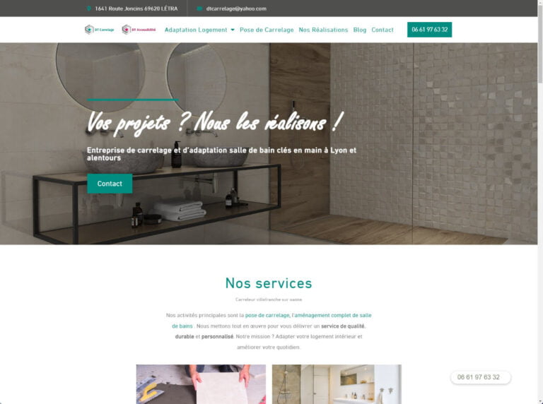 Tile Installation Website